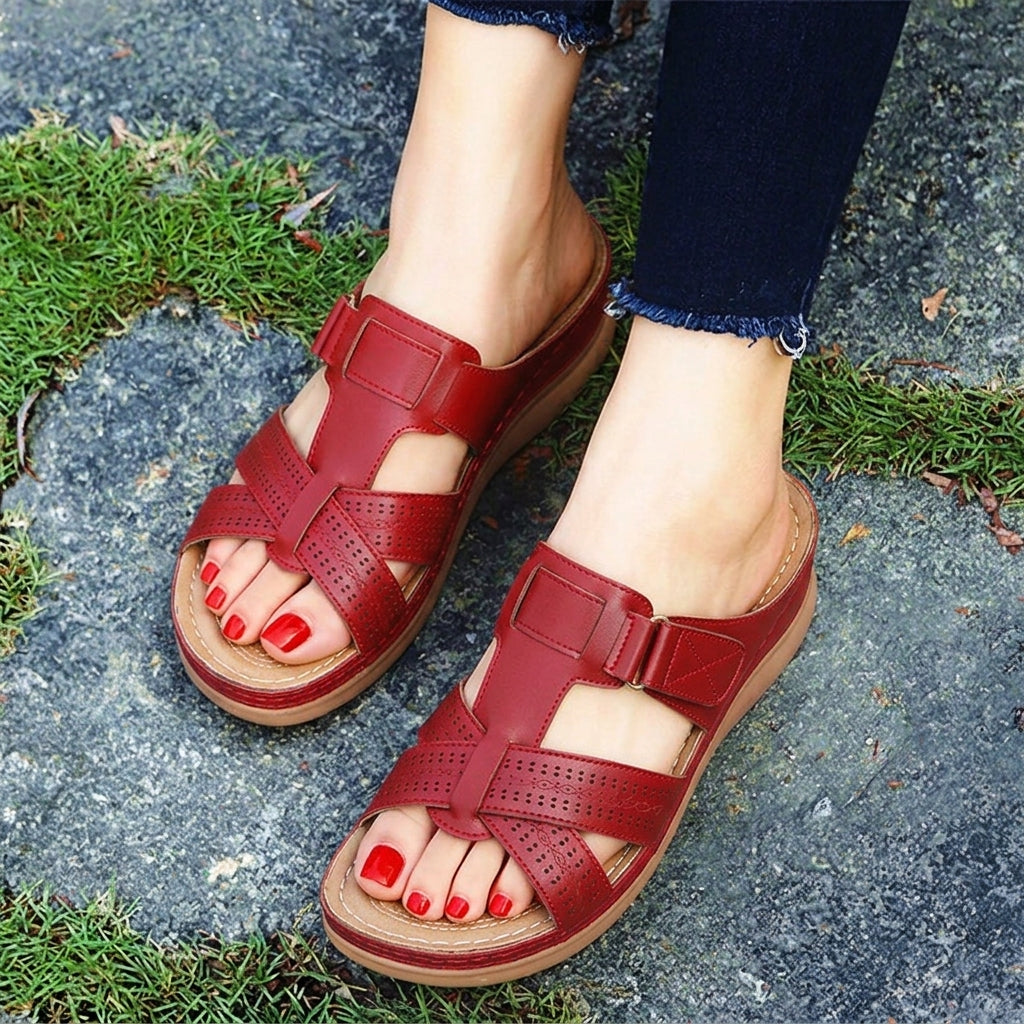 Sandales mules au style raffiné