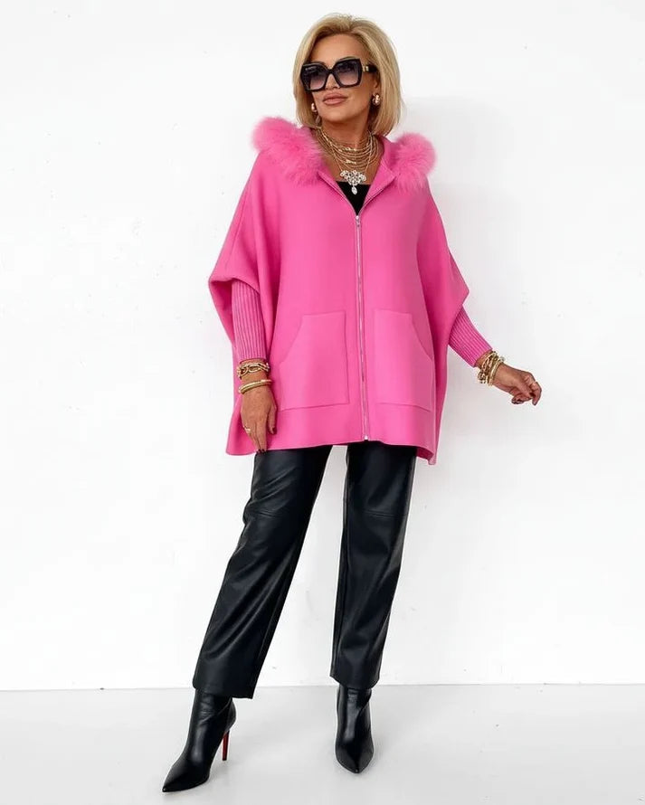 Cardigan à Capuche Babette en Maille