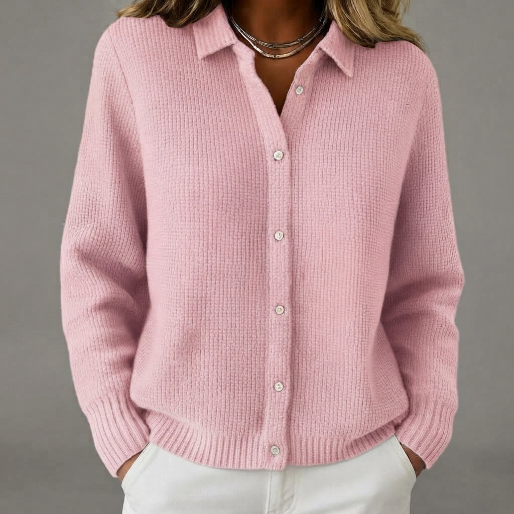 Cardigan En Maille Souple à Boutons