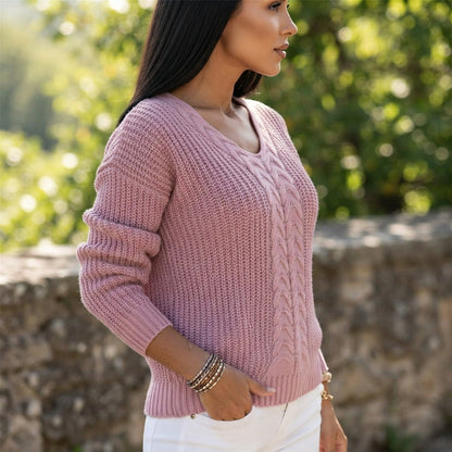 Pull Maille Torsadée Cosy