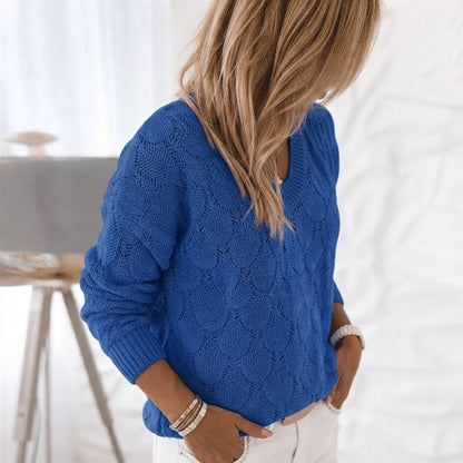 Pull Élégance Texturée & Col V