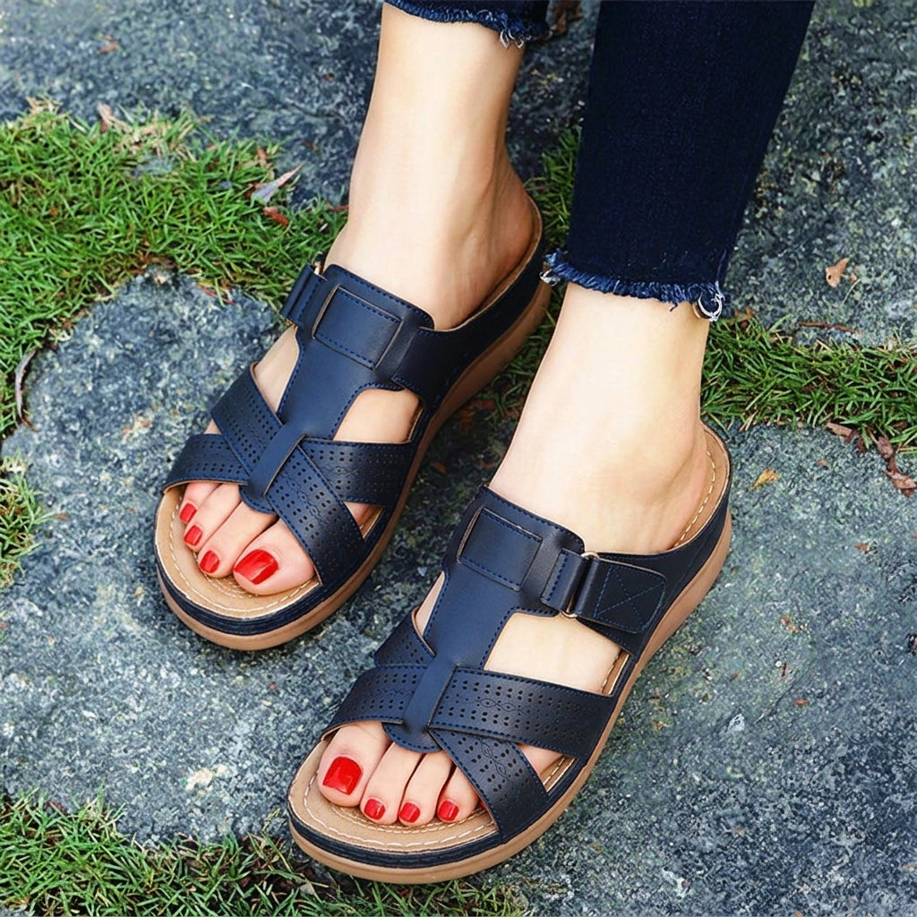 Sandales mules au style raffiné