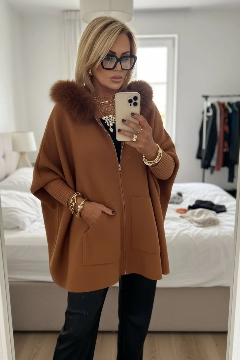 Cardigan à Capuche Babette en Maille