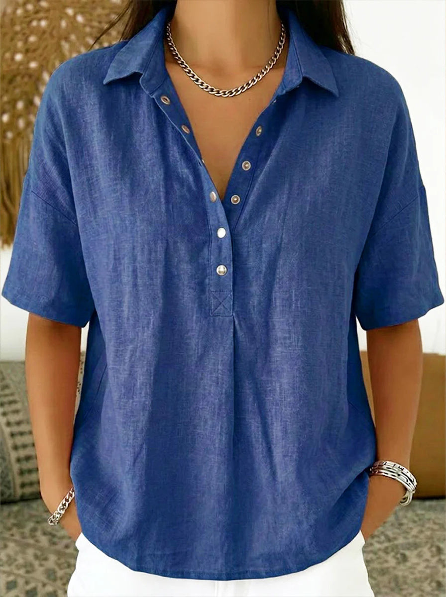 Chemise décontracté à manches courtes