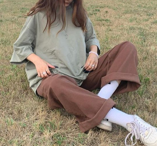 Pantalon Wide Leg Minimaliste – Coup de Cœur