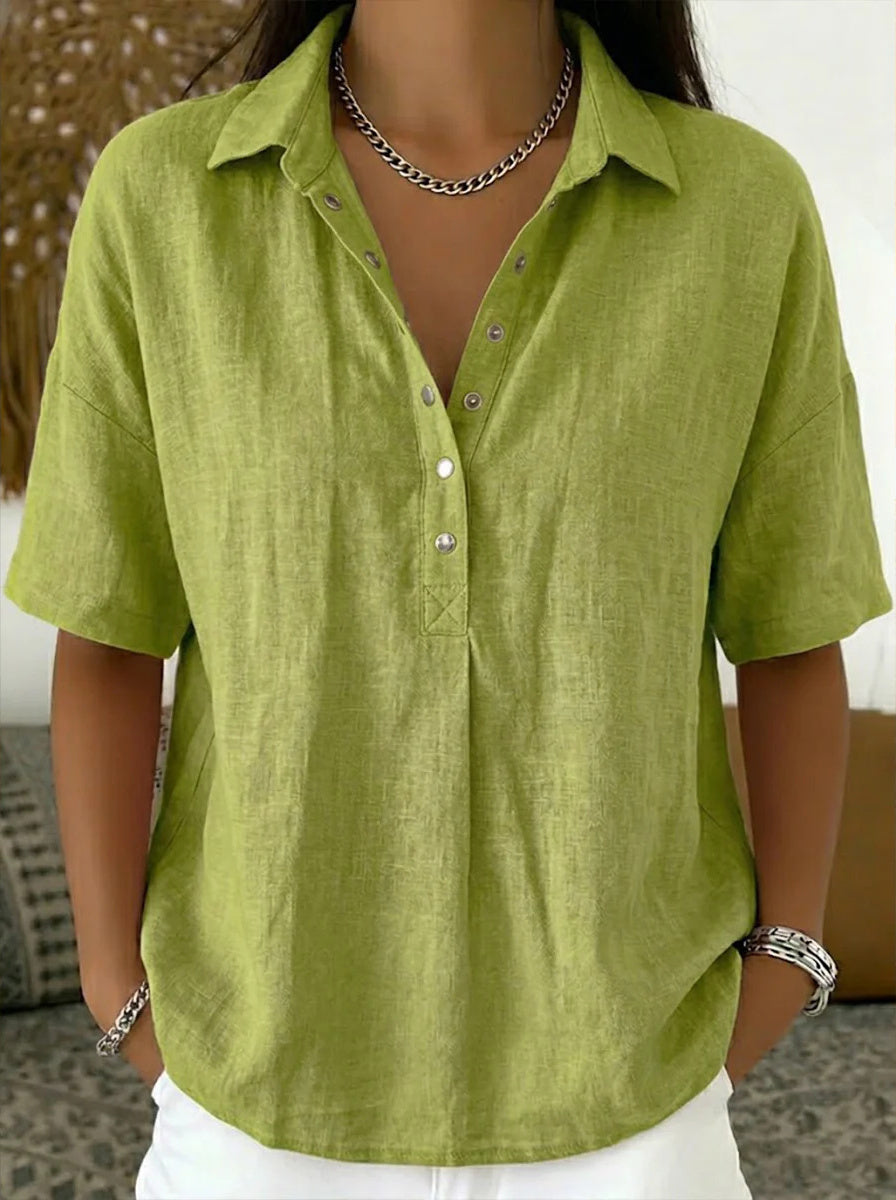 Chemise décontracté à manches courtes